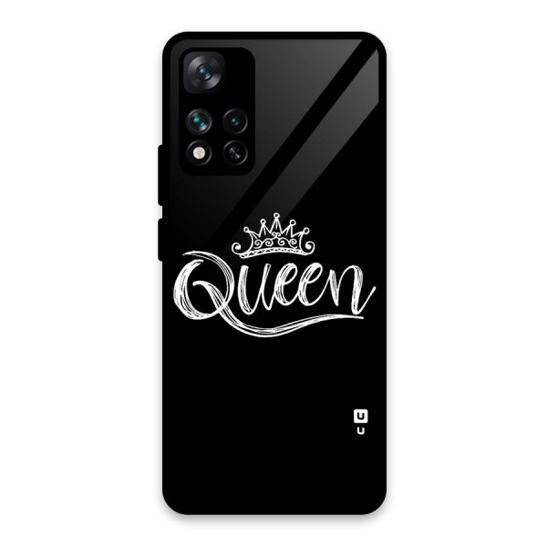 Queen Crown Glass Back Case for Xiaomi 11i 5G