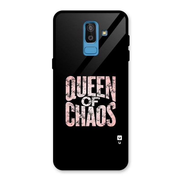 Queen of Chaos Glass Back Case for Galaxy J8