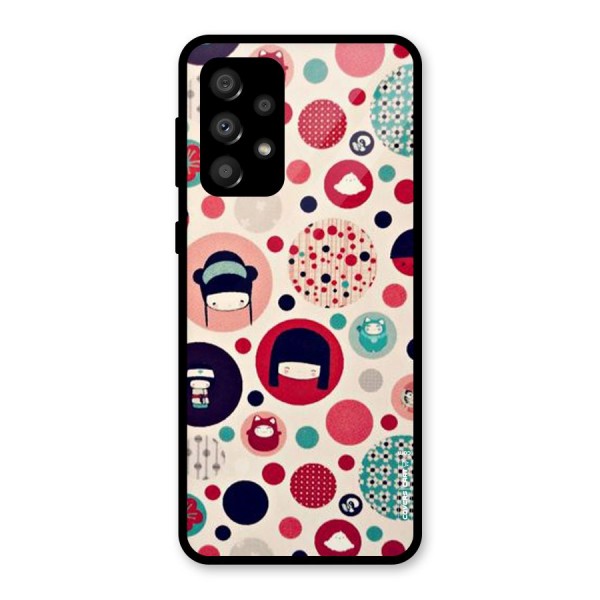 Quirky Glass Back Case for Galaxy A32