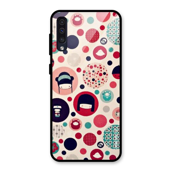 Quirky Glass Back Case for Galaxy A50s