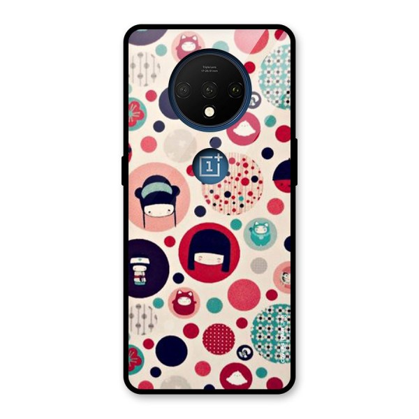 Quirky Glass Back Case for OnePlus 7T