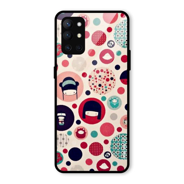 Quirky Glass Back Case for OnePlus 9R