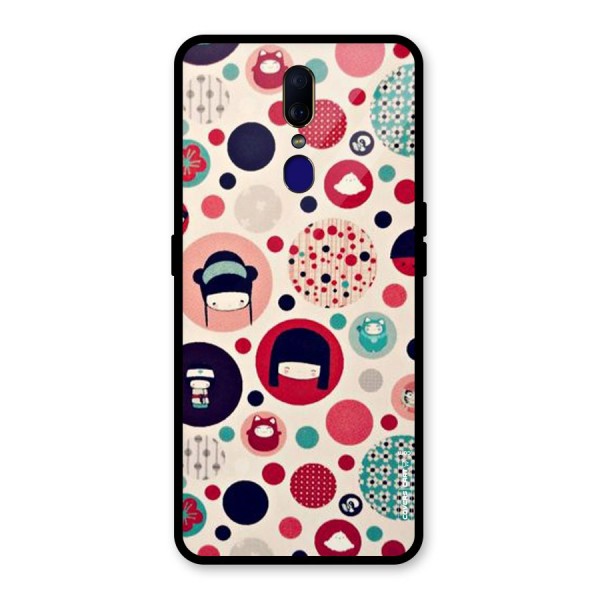 Quirky Glass Back Case for Oppo F11