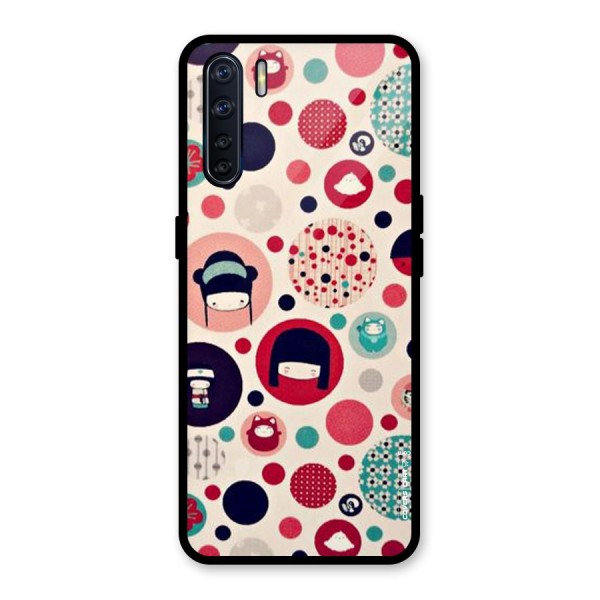 Quirky Glass Back Case for Oppo F15