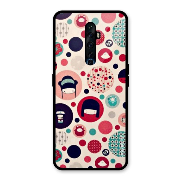 Quirky Glass Back Case for Oppo Reno2 Z