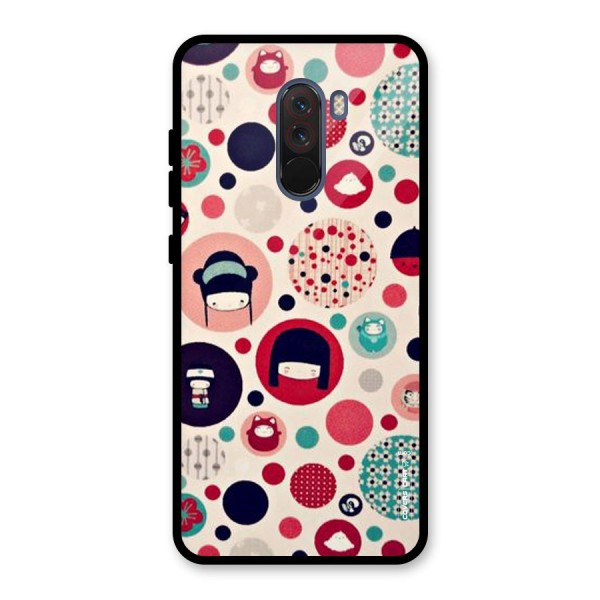 Quirky Glass Back Case for Poco F1