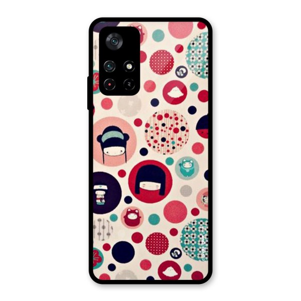 Quirky Glass Back Case for Poco M4 Pro 5G