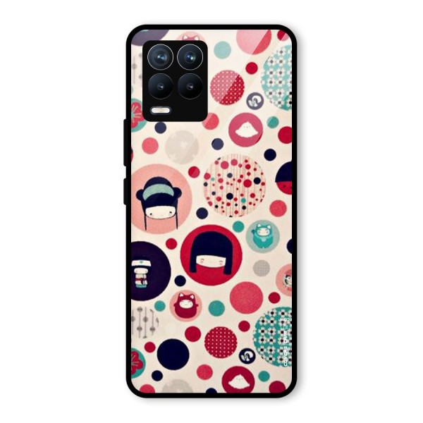 Quirky Glass Back Case for Realme 8
