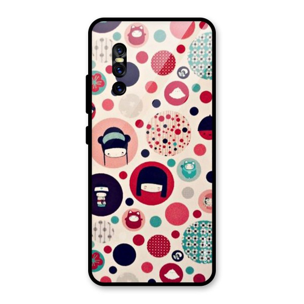 Quirky Glass Back Case for Vivo V15 Pro