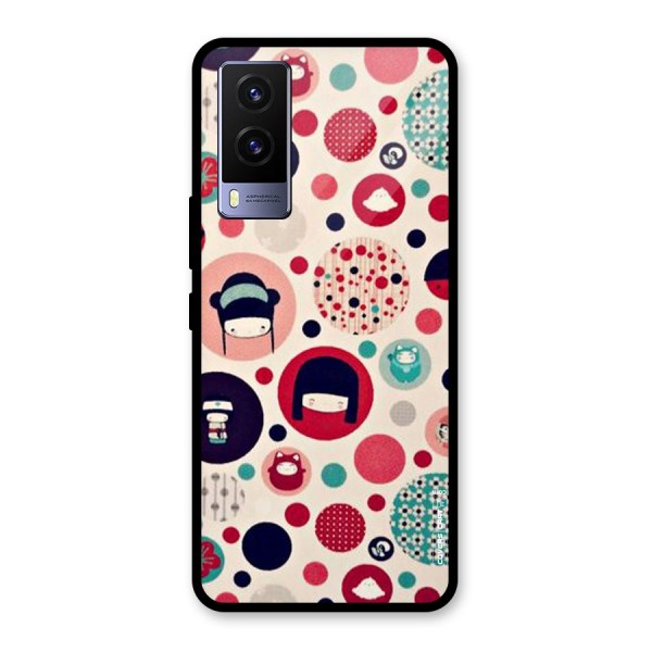 Quirky Glass Back Case for Vivo V21e 5G