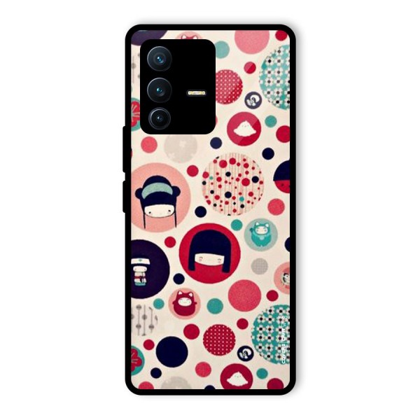 Quirky Glass Back Case for Vivo V23 Pro