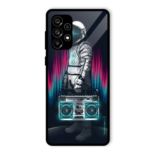 Radio Man Glass Back Case for Galaxy A73 5G