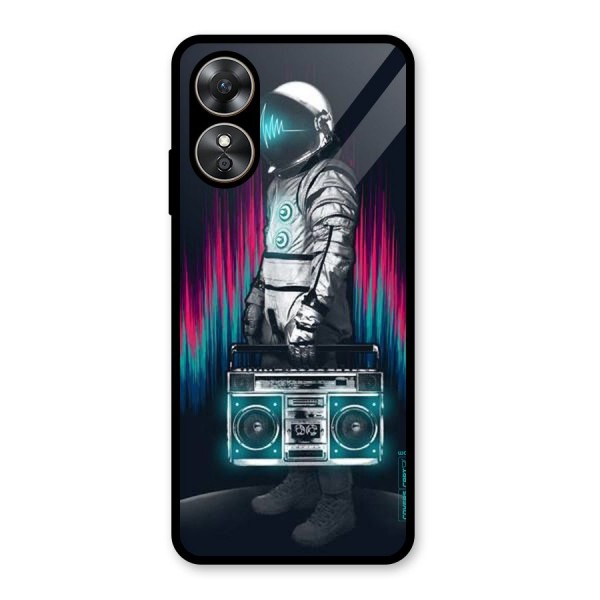 Radio Man Glass Back Case for Oppo A17