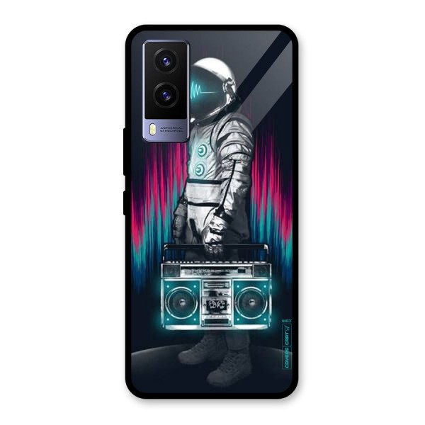 Radio Man Glass Back Case for Vivo V21e 5G