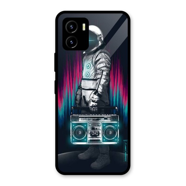 Radio Man Glass Back Case for Vivo Y15s