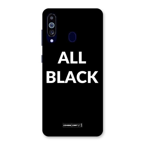 Raftaar All Black Back Case for Galaxy A60