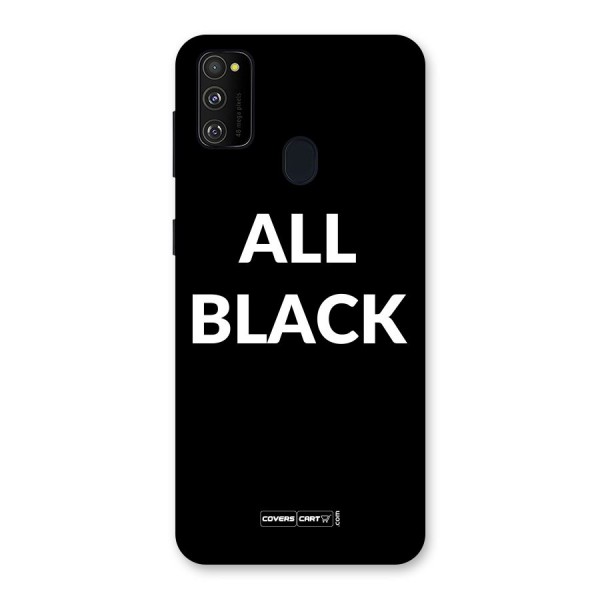 Raftaar All Black Back Case for Galaxy M21