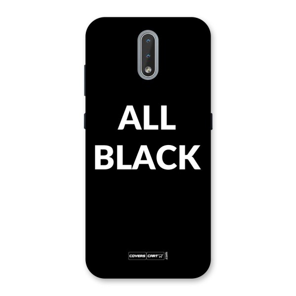 Raftaar All Black Back Case for Nokia 2.3