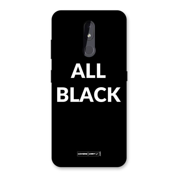 Raftaar All Black Back Case for Nokia 3.2