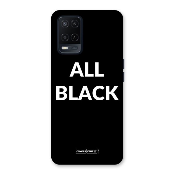 Raftaar All Black Back Case for Oppo A54