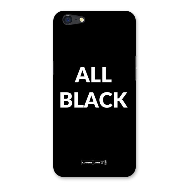 Raftaar All Black Back Case for Oppo A71