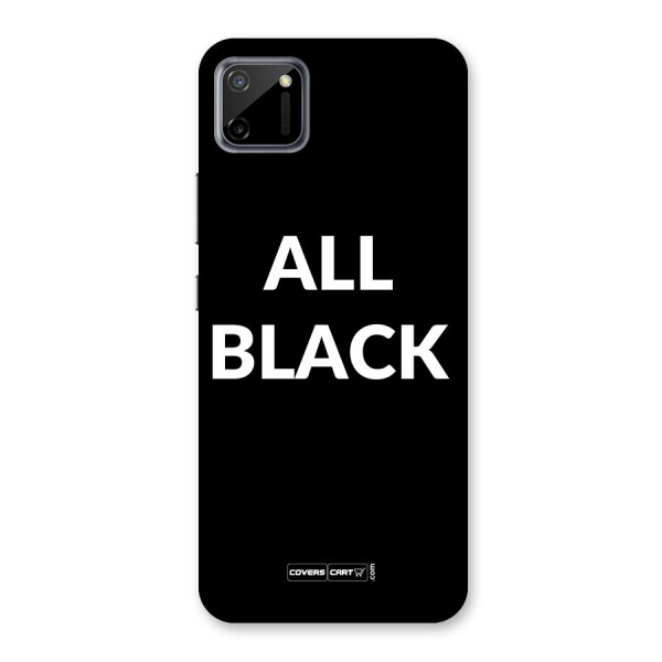 Raftaar All Black Back Case for Realme C11