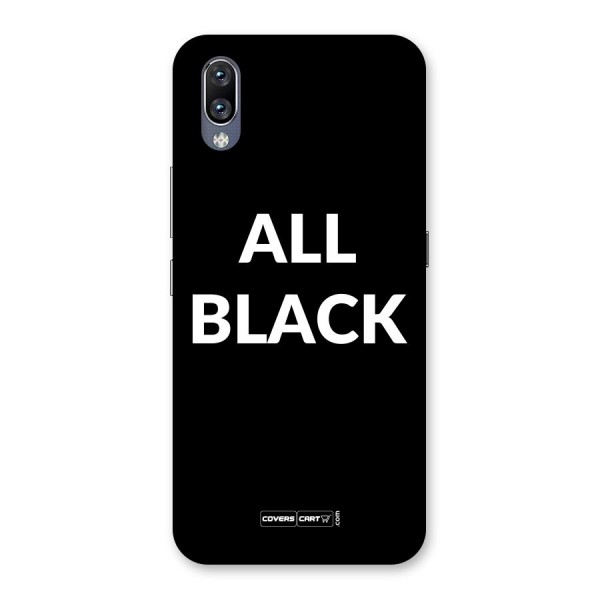 Raftaar All Black Back Case for Vivo NEX