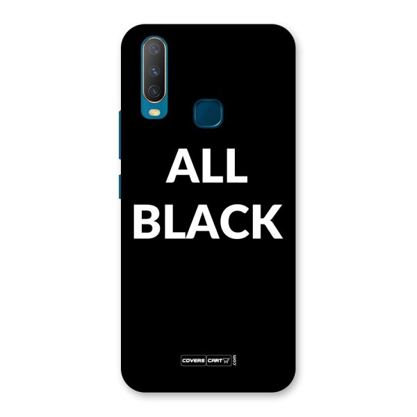 Raftaar All Black Back Case for Vivo U10