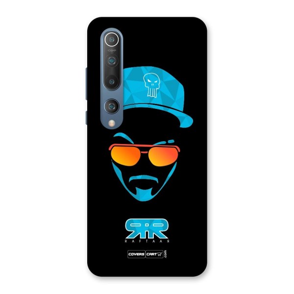 Raftaar Black and Blue Back Case for Mi 10