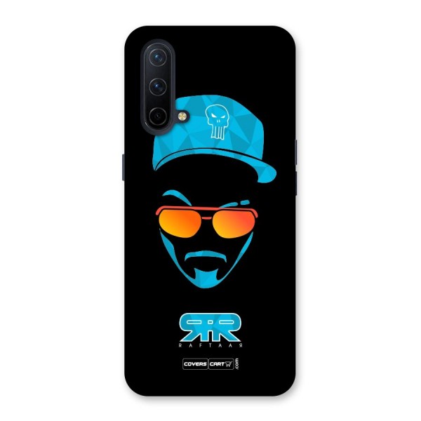 Raftaar Black and Blue Back Case for OnePlus Nord CE 5G