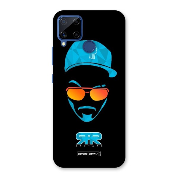 Raftaar Black and Blue Back Case for Realme C12