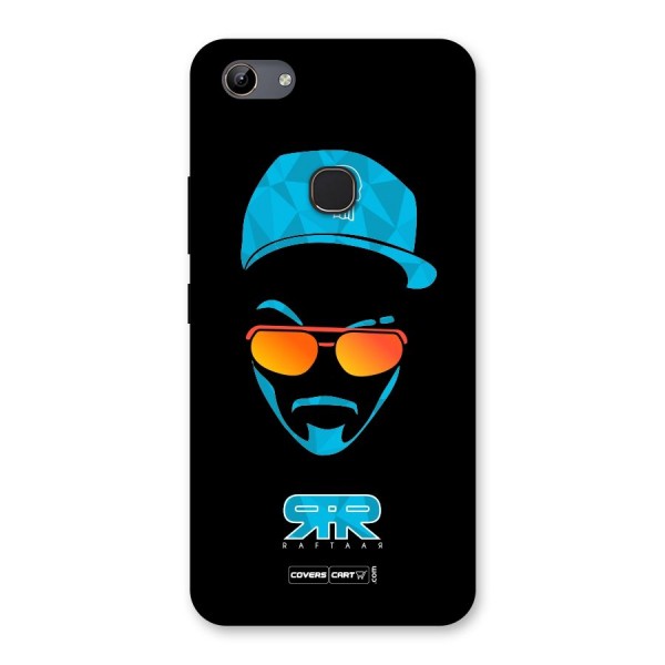 Raftaar Black and Blue Back Case for Vivo Y81