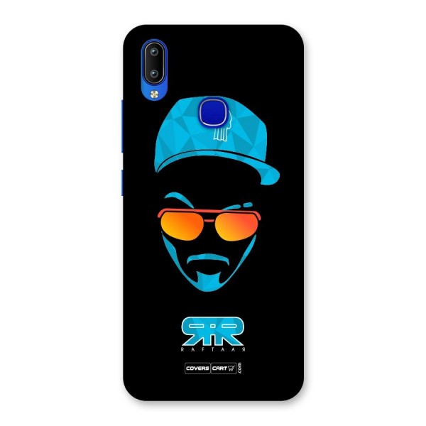 Raftaar Black and Blue Back Case for Vivo Y91