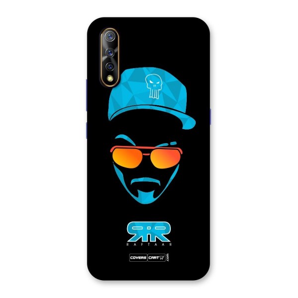 Raftaar Black and Blue Back Case for Vivo Z1x