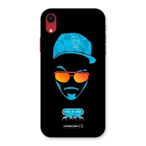 Raftaar Black and Blue Back Case for iPhone XR