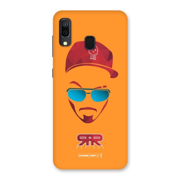 Raftaar Orange Back Case for Galaxy A20