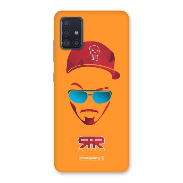 Raftaar Orange Back Case for Galaxy A51