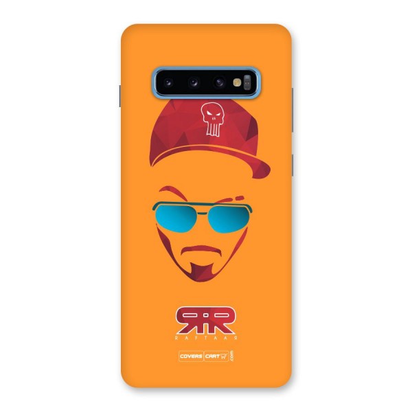 Raftaar Orange Back Case for Galaxy S10 Plus