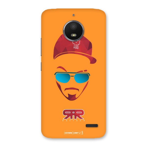 Raftaar Orange Back Case for Moto E4