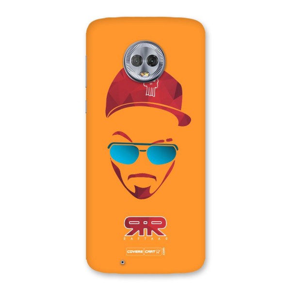 Raftaar Orange Back Case for Moto G6