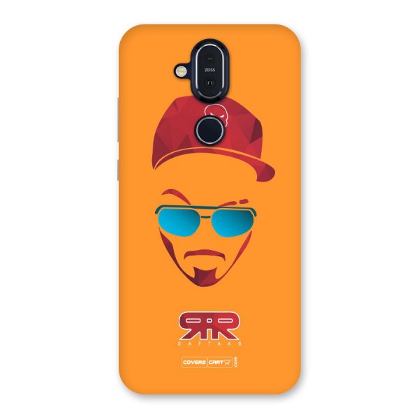 Raftaar Orange Back Case for Nokia 8.1