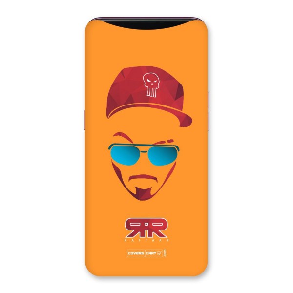 Raftaar Orange Back Case for Oppo Find X