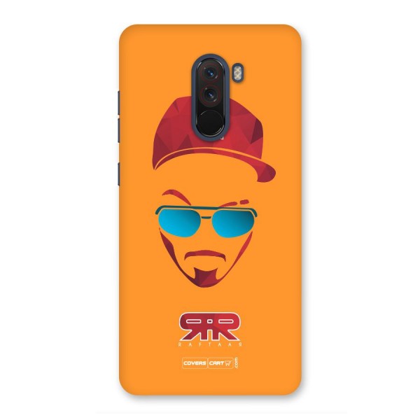 Raftaar Orange Back Case for Poco F1