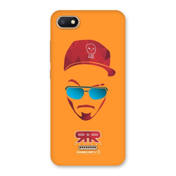 Raftaar Orange Back Case for Redmi 6A