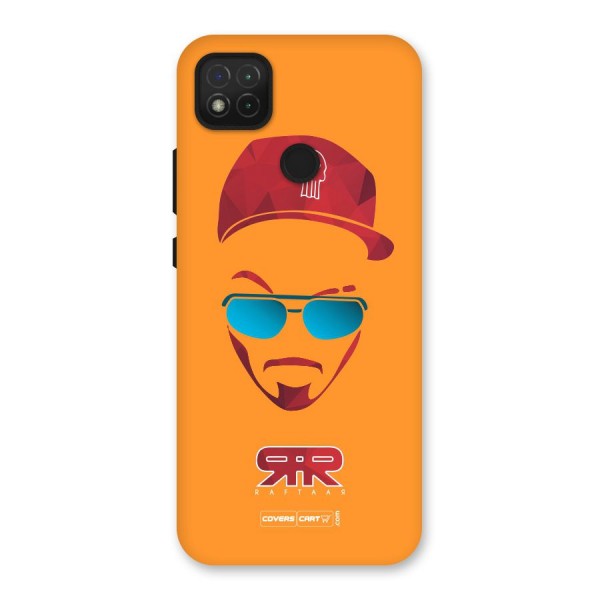 Raftaar Orange Back Case for Redmi 9C