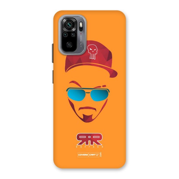 Raftaar Orange Back Case for Redmi Note 10