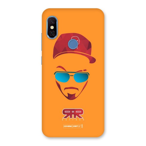 Raftaar Orange Back Case for Redmi Note 6 Pro