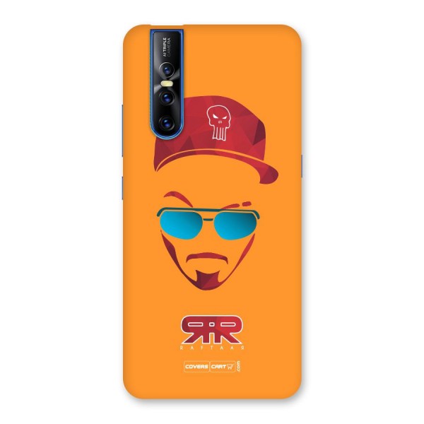 Raftaar Orange Back Case for Vivo V15 Pro