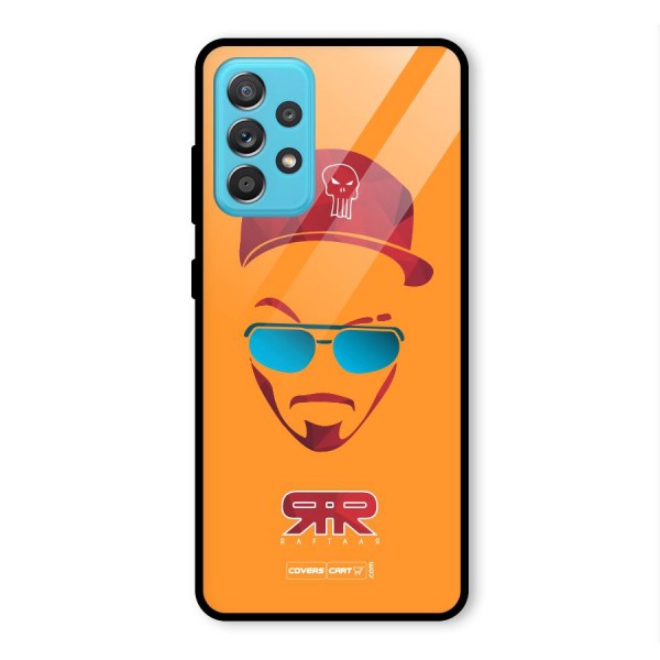 Raftaar Orange Glass Back Case for Galaxy A52s 5G