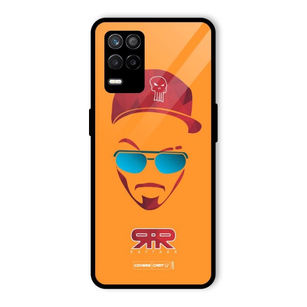 Raftaar Orange Glass Back Case for Realme 9 5G